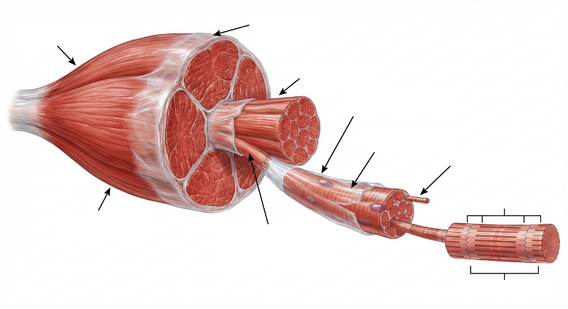 Schéma muet - structure du muscle